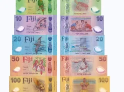 Fiji Islands P.125-129 5 -100 Dollars (2026) Polymer UNC