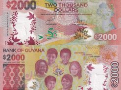 Guyana 2000 Dollars 2021/2022 Comm. P 42 Polymer UNC